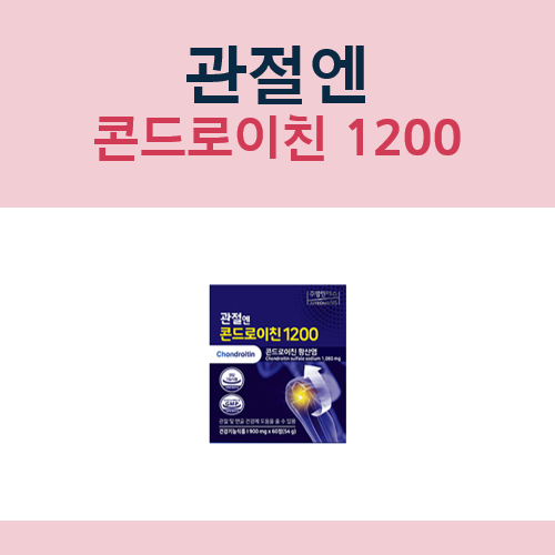 지성 콘드로이친 효능, 성분, 복용법 총망라(식약처 정보 기준)