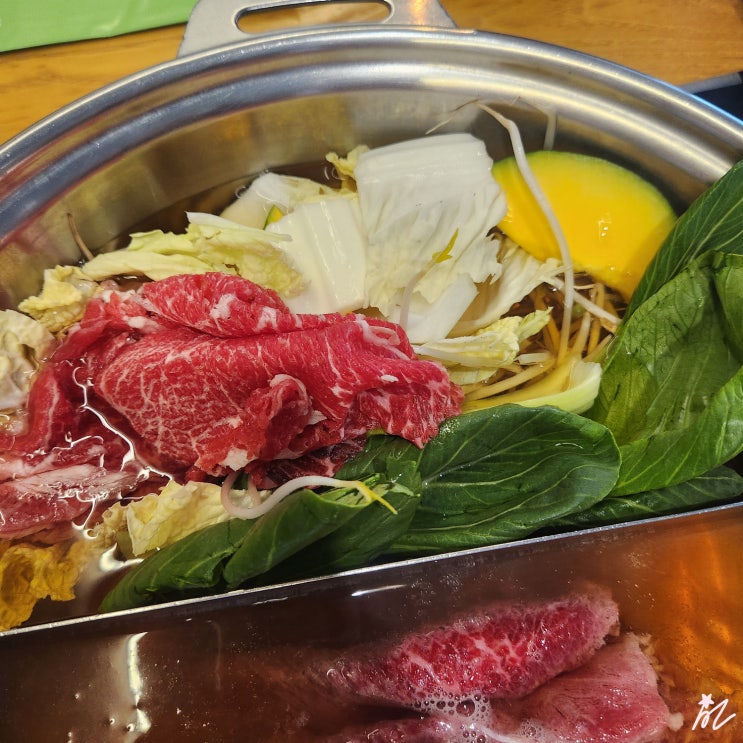  내돈내산 [발산]  샤브20 발산 마곡점 - 고기 야채 모든 게 무한 리필인 샤브샤브 존맛집