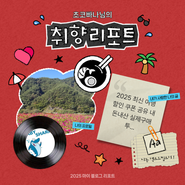 [2025 마이 블로그 리포트] 데이터로 채워보는 내 블로그 취향 리포트