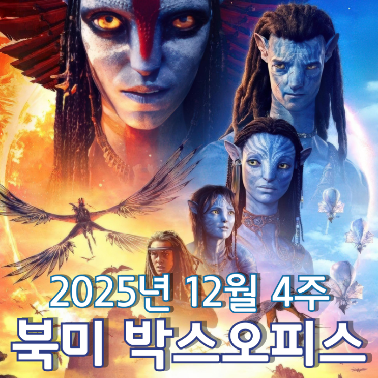  [12월 4주 북미 박스오피스] 크리스마스를 관통한 아바타 흥행 열풍