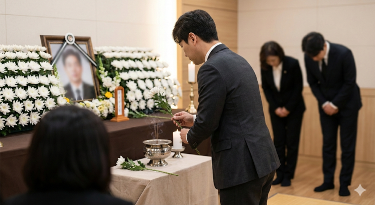  [장례식장 예절] 급하게 가야 할 때! 복장, 조문 순서, 인사말 완벽 정리 (왕초보 필독)