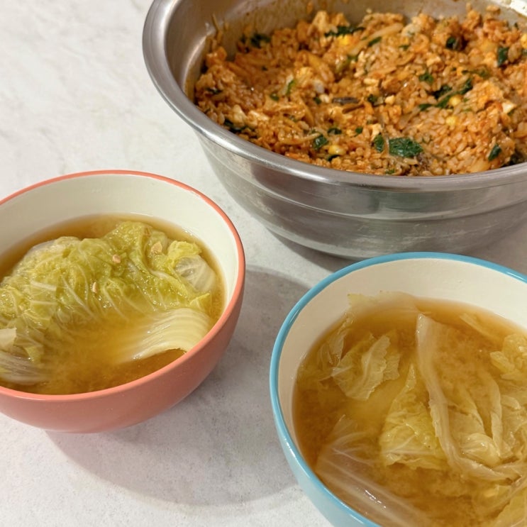  헛제삿밥 재료로 차린 한 끼, 양푼비빔밥과 배추된장국