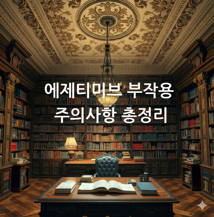  에제티미브 부작용 주의사항 총정리
