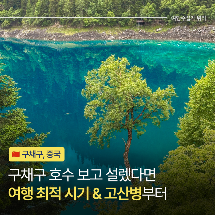  중국 구채구 여행하기 좋은 시기 & 고산병 극복하기