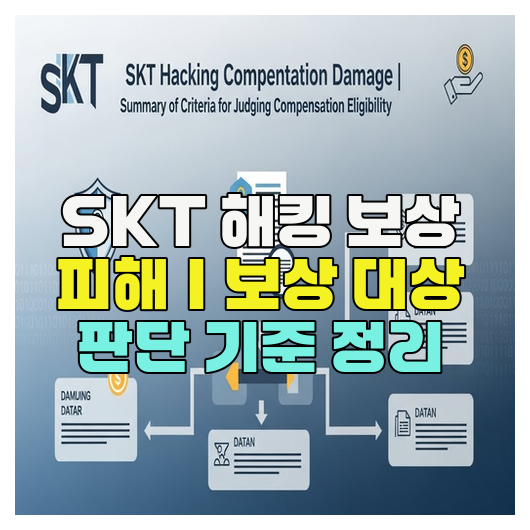  SKT 해킹 보상 피해｜보상 대상 판단 기준 정리