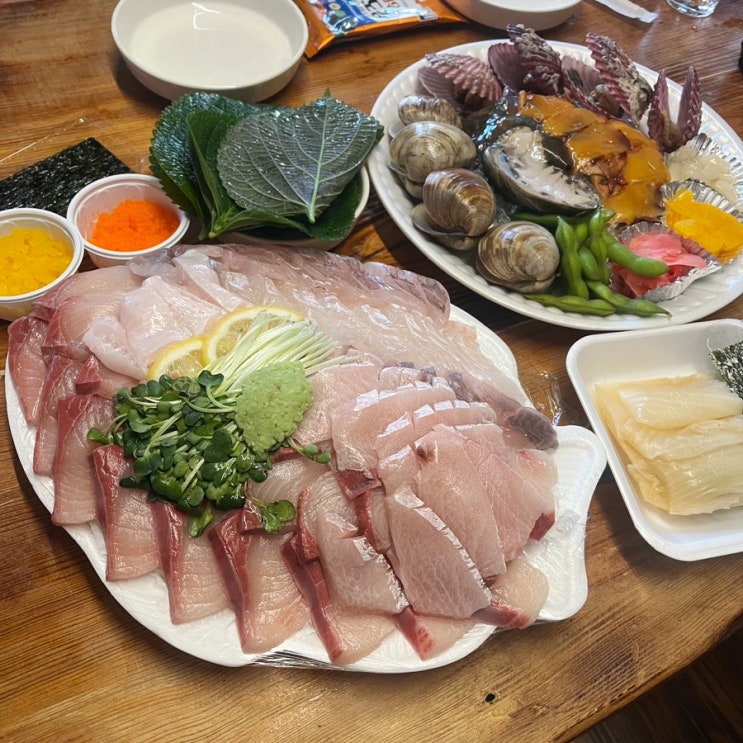  소래포구맛집 방어 회 포장 진경이네수산