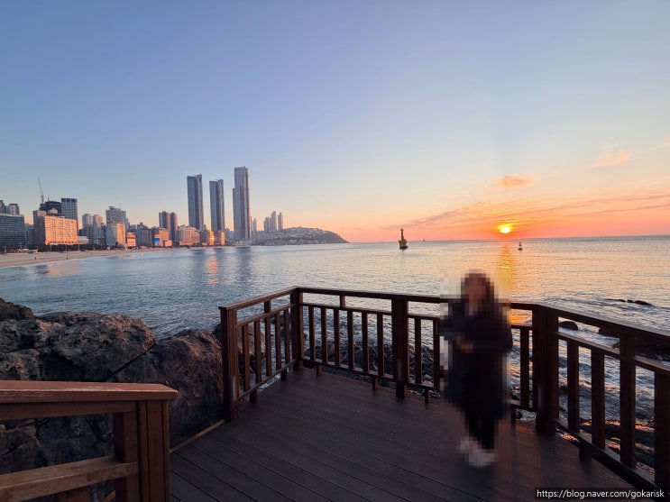  해돋이명소｜부산 웨스틴조선 앞 해운대·동백공원, 숙소 나오자마자 일출 실화