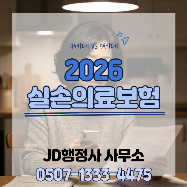  4세대 실손보험 vs 5세대 실손보험 비교