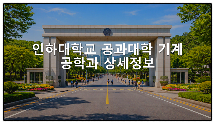  인하대학교 공과대학 기계공학과 상세정보