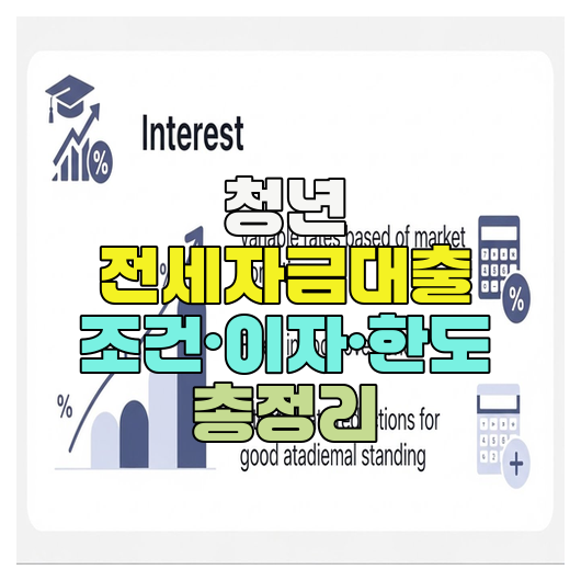  청년 전세자금대출 조건·이자·한도 총정리