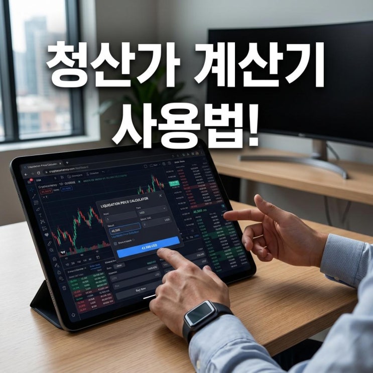  청산가 계산기 사용법! 레버리지 청산 피하는 꿀팁 (격리 교차 차이 및 물타기)