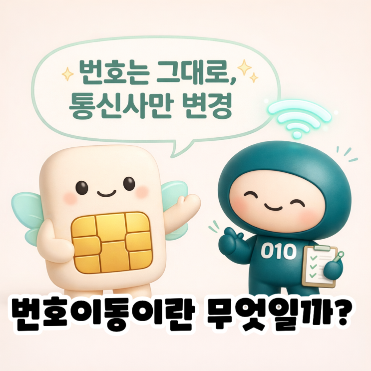  번호이동이란 무엇일까? 앤텔레콤 기준으로 쉽게 정리
