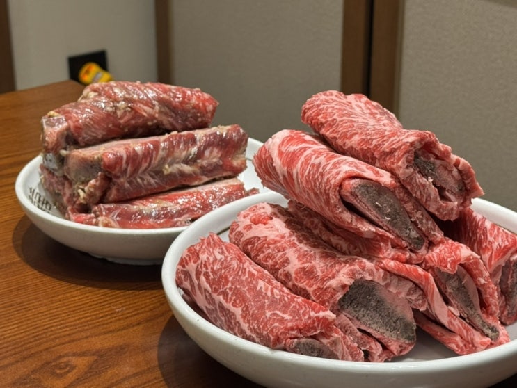  수원 가족 모임장소 가보정 생갈비, 양념갈비