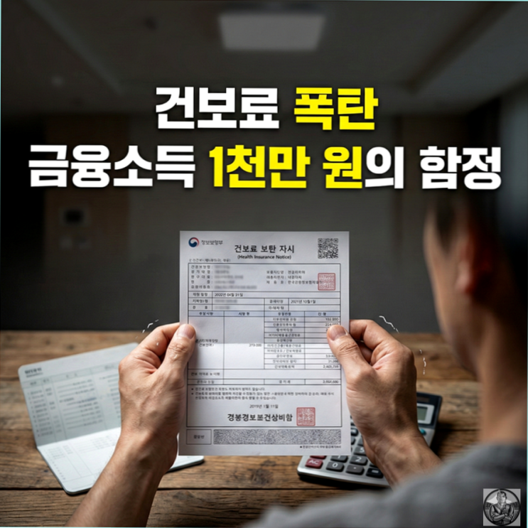  금융소득 1000만원, 건보료 폭탄 터지는 숨겨진 구간