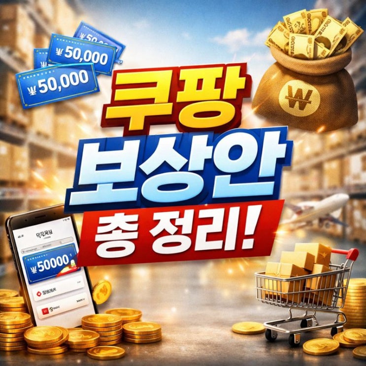  쿠팡 개인정보 유출, 나도 5만 원 받는다? 보상 대상·방법 총정리