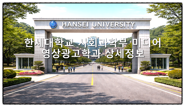  한세대학교 사회과학부 미디어영상광고학과 상세정보