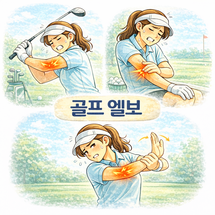  골프 엘보, 그냥 넘겼다가 더 오래 가는 이유