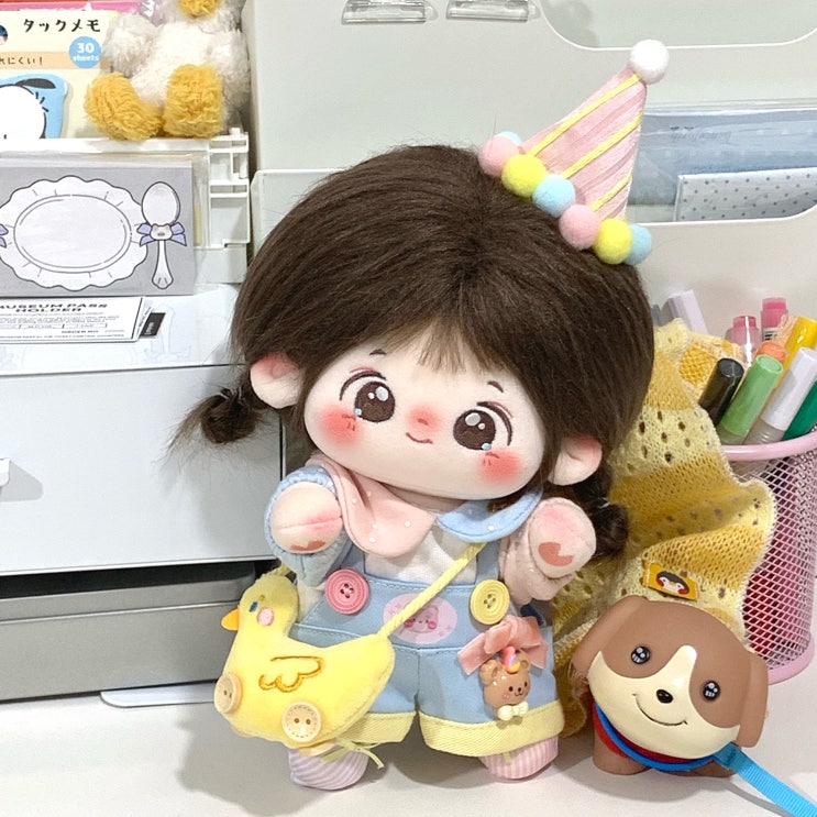  20cm 곰돌이랑 산책 중 세트 인형옷 아이돌인형옷