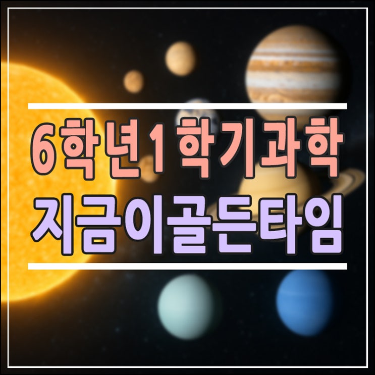  6학년 1학기 과학, 5학년 겨울방학이 '골든타임'입니다! 완벽 대비 로드맵 (교과 분석+공부법)