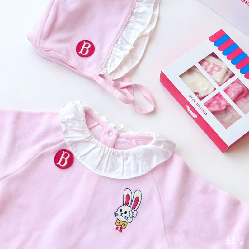 베베드피노 뉴본박스 신생아 오버롤 우주복, 양말 선물♥