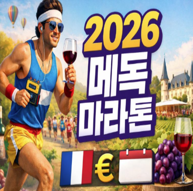  2026 프랑스 메독 마라톤 참가비 & 일정 총정리 | 와인과 함께 달리는 이색 마라톤 축제!