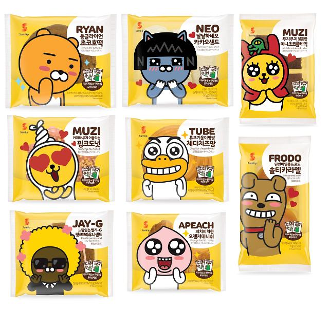  카카오프렌즈 캐릭터빵 시즌2, 8가지 캐릭터의 달콤한 매력