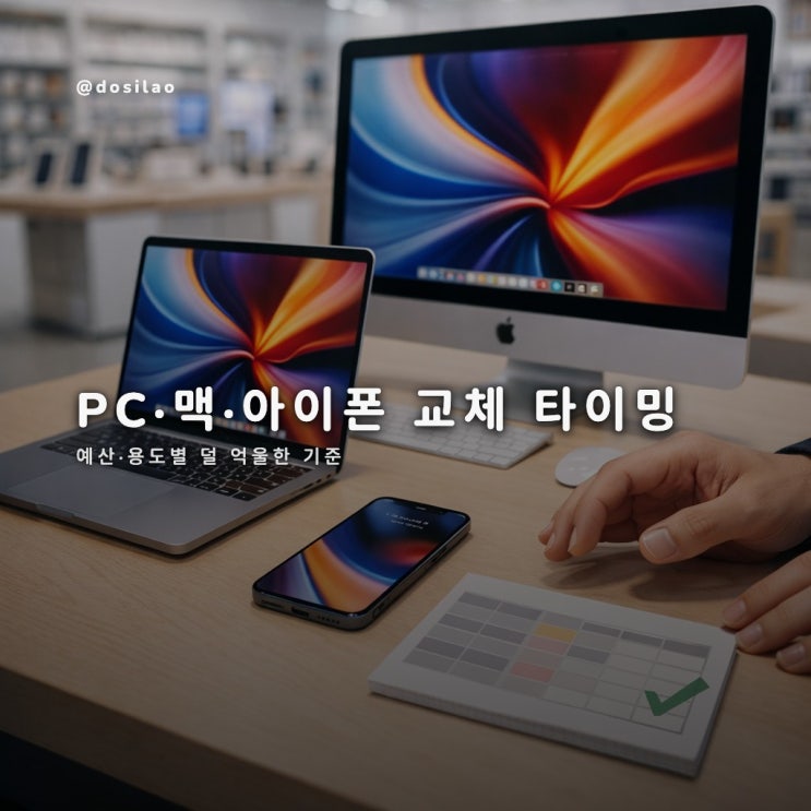  PC·맥·아이폰 업그레이드 체크리스트
