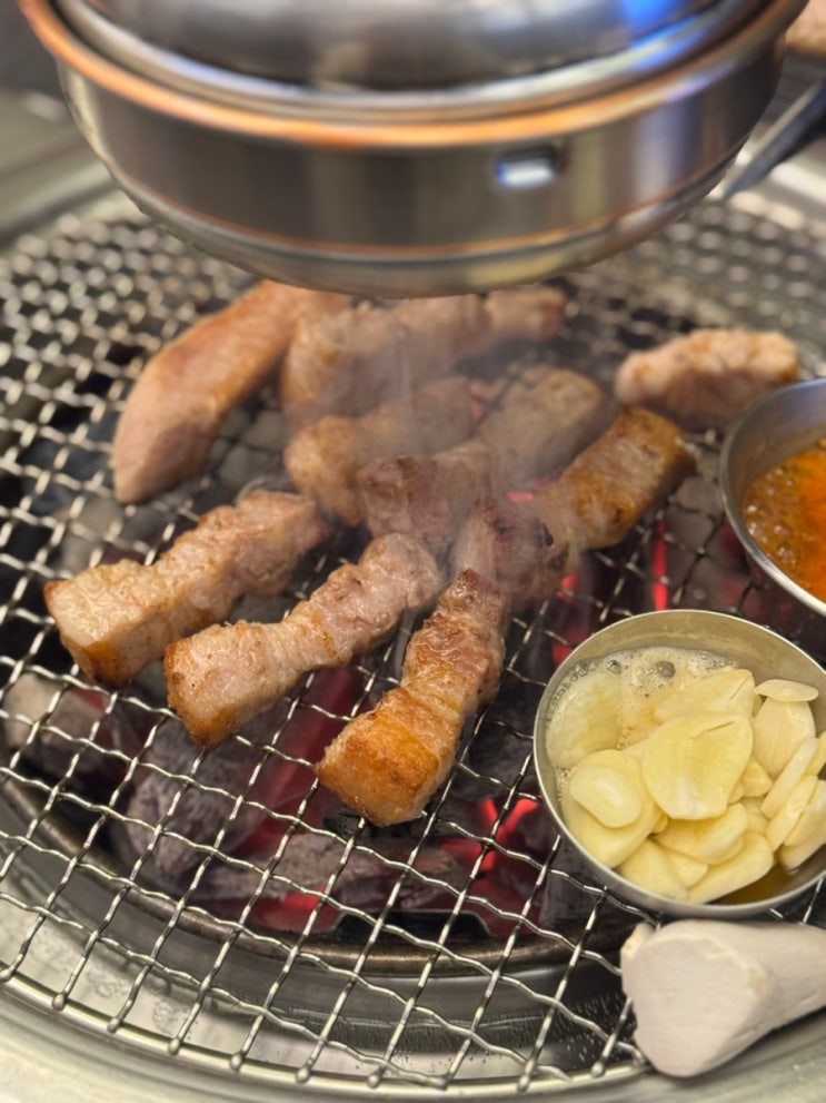  원주 혁신도시 삼겹살 항정살 고기 맛집 깔끔한 고미담