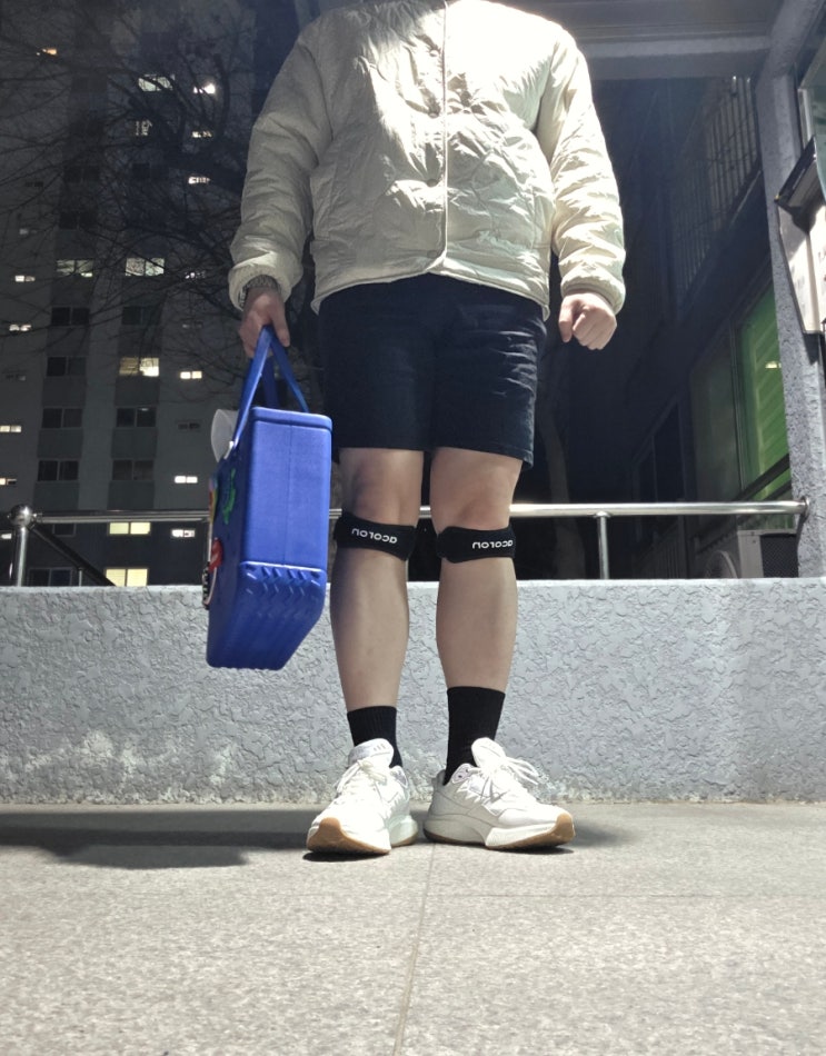 슬개골 보호에 좋은 핏코어 러닝 무릎 보호대로 안전 러닝 하기