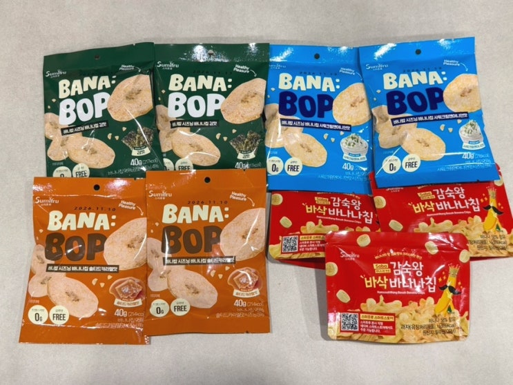  스미후루 바나밥 시즈닝 바나나칩 후기｜맥주 안주부터 사무실 간식까지 추천