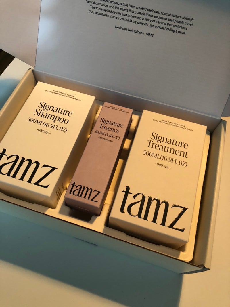 홍진경 샴푸 탐즈 tamz 시그니처 기프트 세트 향 종류 후기