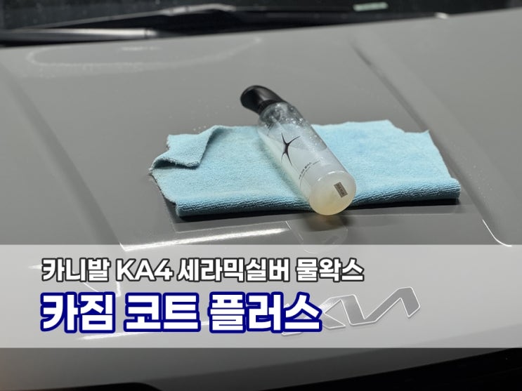 자동차물왁스추천 카짐 코트플러스 퀵디테일러 카니발KA4 차량광택 후기