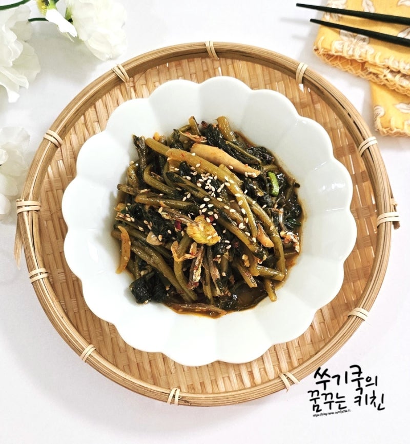 신 열무김치 지짐 만들기 묵은 열무김치 볶음 만드는법