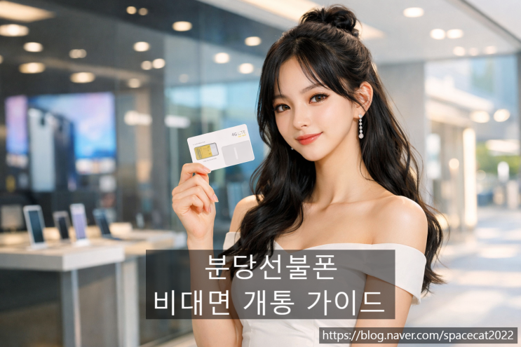  분당선불폰 유심 비대면 개통 가이드