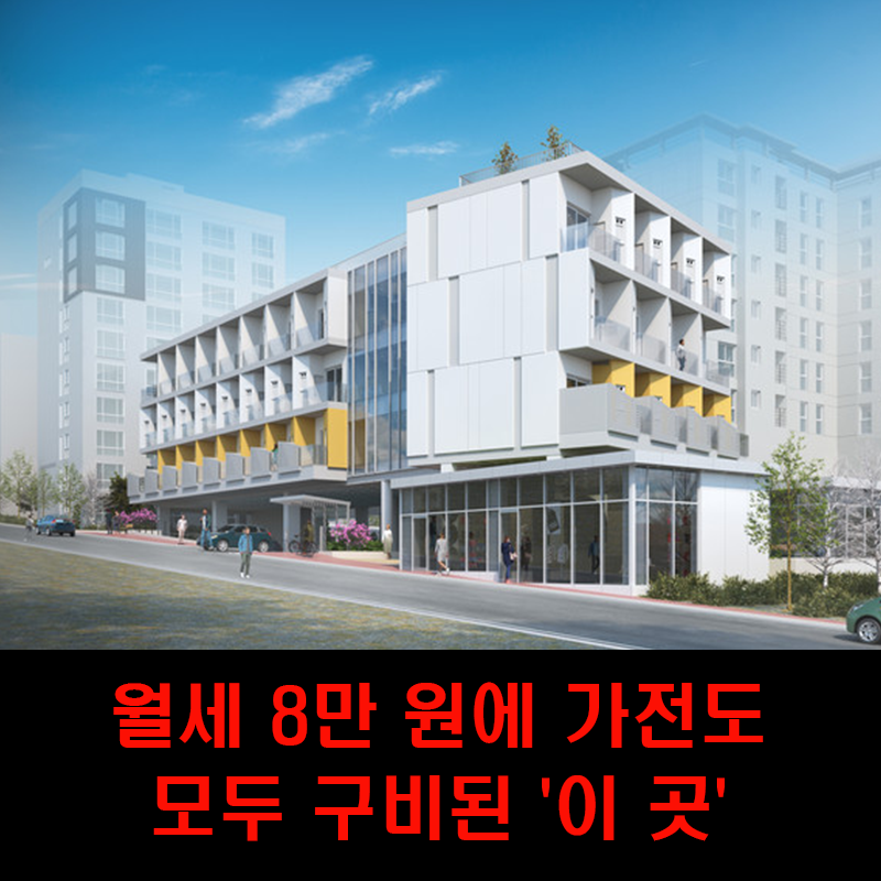 월세 8만 원 가능? 가전까지 구비, 울산 청년주택, 월세 계산기로 확인