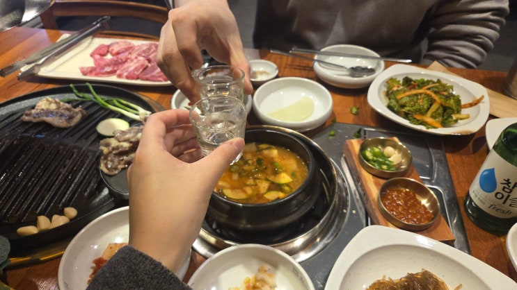  동탄고기집 회식맛집 한마음정육식당 동탄북광장점 후기
