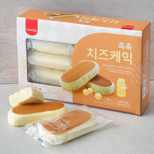  삼립 촉촉 치즈케익, 입안에서 사르르 녹는 부드러운 가성비 케이크