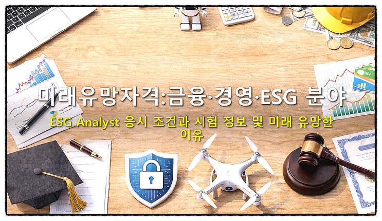  [미래유망자격 금융·경영·ESG 분야] ESG Analyst Certificate (CFA Institute, SASB 등 제공)응시 조건 시험 정보 및 미래 유망한 이유