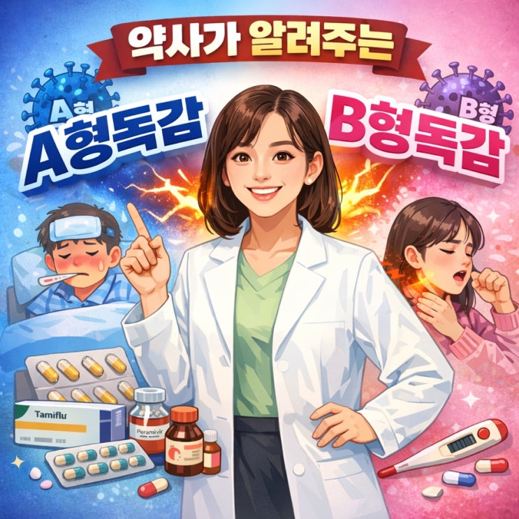  약사가 알려주는 A형독감 vs B형독감