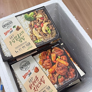아워홈 온더고 냉동도시락 직장인 점심후기::맛있는데..