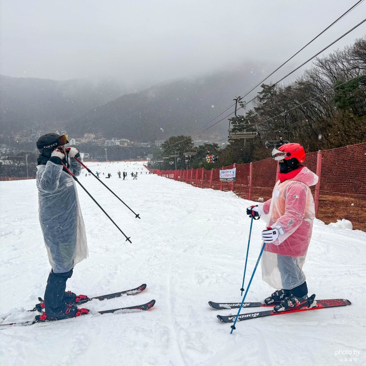  지산리조트 스키강습 로렌 지산 어린이 스키강습 2년 차