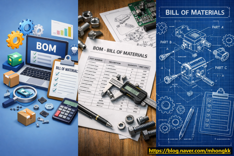 [제조 실무자가 알려주는] 원가 산출의 핵심! BOM(Bill of Materials) 제대로 이해하기