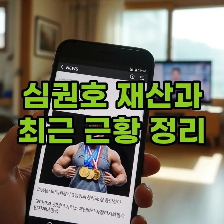  조선의 사랑꾼 심권호 재산 근황 21살 연하 김가란과 데이트 프로필