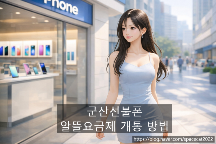  군산선불폰 알뜰요금제 유심 개통 방법
