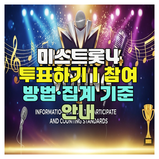  미스트롯4 투표하기｜참여 방법·집계 기준 안내