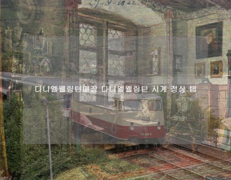 다니엘웰링턴매장 다니엘웰링턴 시계 정상 탭