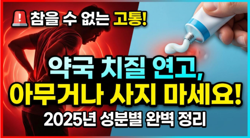 약국 치질 연고 추천｜성분별 효과와 올바른 사용법