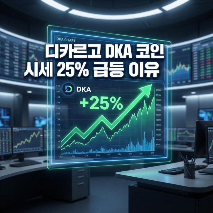  디카르고 DKA 코인 시세 전망 25% 급등 이유! 카카오 물류 파트너 호재 분석 (업비트)