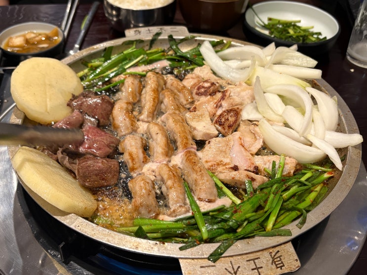  김포 구래동 소곱창맛집 곰순네돌곱창에서 한 잔 하기