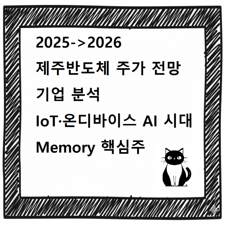   2025->2026 제주반도체 주가 전망 & 기업 분석｜IoT·온디바이스 AI 시대 Memory 핵심주